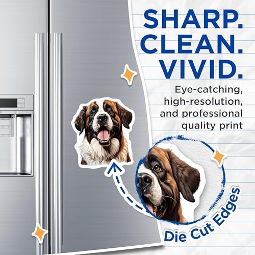 (2 Pack) Imanes Saint Bernard para Decoración de Cocina miniatura 2