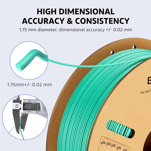 Image of ELEGOO PLA Plus Filament 1.75mm Dark Blue & Red 2KG, PLA+ Tougher and Stronger 3D Printer Filament Dimensional Accuracy + /- 0.02mm, 2 Pack 1kg Spool(2.2lbs) Fits for Most FDM 3D Printers