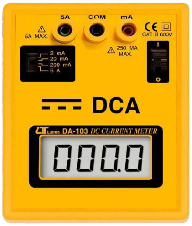 DA-103 Digital Bench DCA Meter, 5 Amp DC Current by Electronix Express