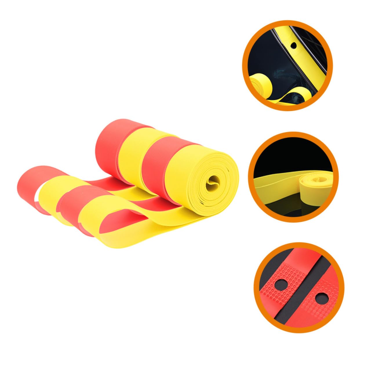 Toddmomy 4 Rolls Tubeless Tape Mountain Bike Rim Tape Bike Tire Protector Rim Liner for 26 Inch Bicycles