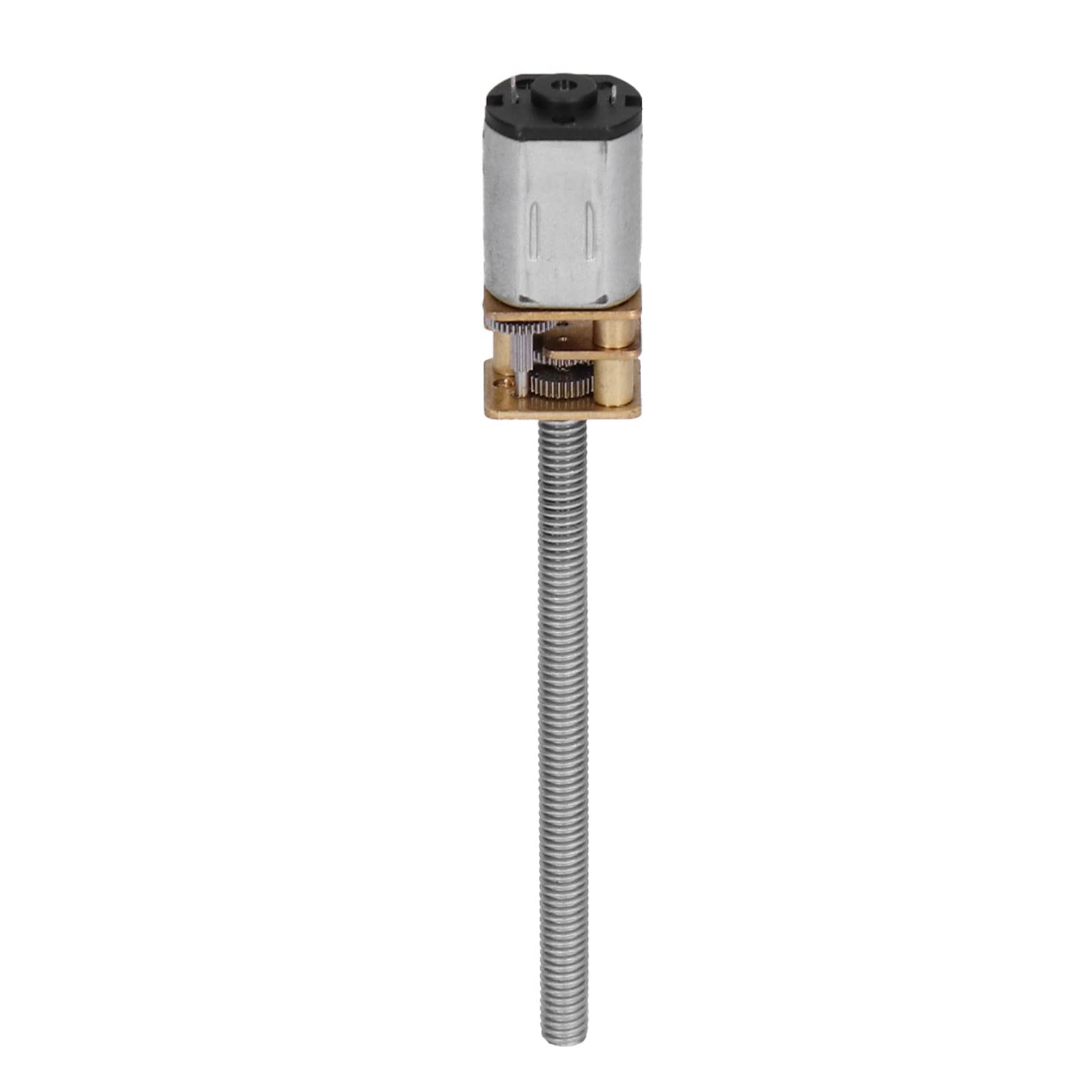 Drehzahlreduzierungsmotor, DC 6 V Lineargetriebemotor, Elektrisches Leitspindelgetriebe M4 X 55 Mm, 180 U/min, Motor mit Gewindeausgangswellenführung, Linearbewegungs-Leitspindeln