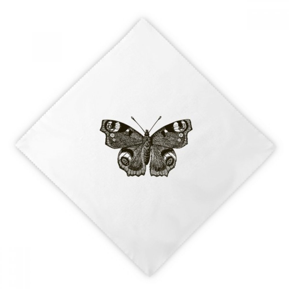 Serviette réutilisable papillon pour éviter le plastique zéro déchet lot de 2 blanc