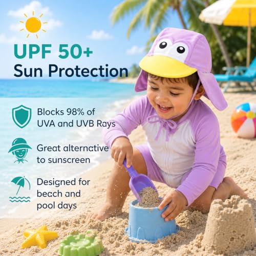Image of Cuddle Club One-Piece Sunzies Swimsuit UPF 50+ Sun Protective Sunsuit
