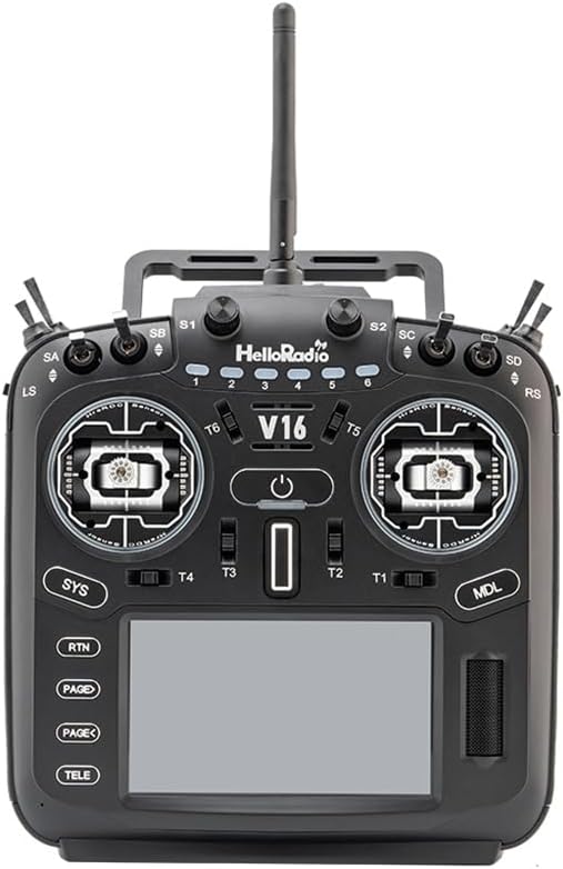 Front view of the V16 MAX ELRS Multi Protocol Transmitter