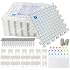 LAMXD Blocking Mats for Knitting - Extra Thick Blocking Boards with Grids with 22PCS Knitting blockers and 100 T-pins for Needlework or Crochet - Pack of 9