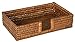 KOUBOO La Jolla Rectangular Guest Towel, Honey-Brown Napkin Holder, One Size