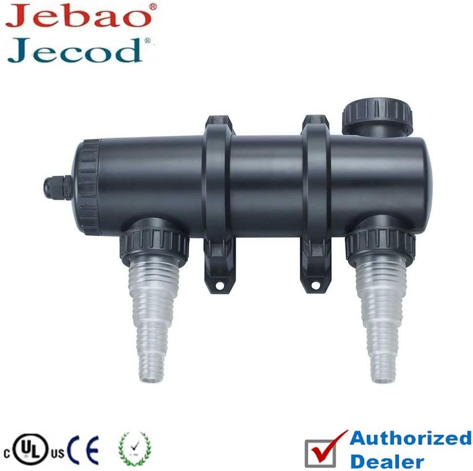 Jecod Jebao PU-11 PU-13 PU13 Pond and Aquarium Clarifier, 13-watt, Black