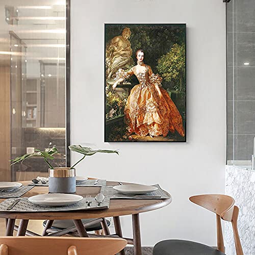 Cross Stitch Kits Stamped Kit For Adults Embroidery Beginner And Kids 11Ct Patterns Fabric Needlework Portrait Lady Ncmp124 (18.9Inch X 25.2Inch Cotton) #TOP1