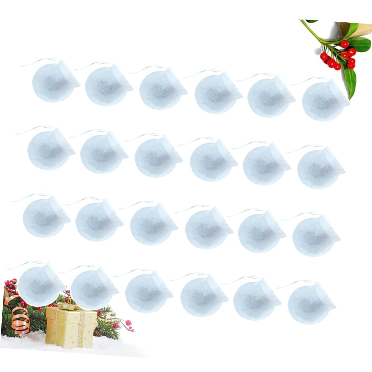 PRETYZOOM 900piezas Bolsas De Té Desechables Redondas De Papel Filtrante Para Infusiones De Hierbas y Especias