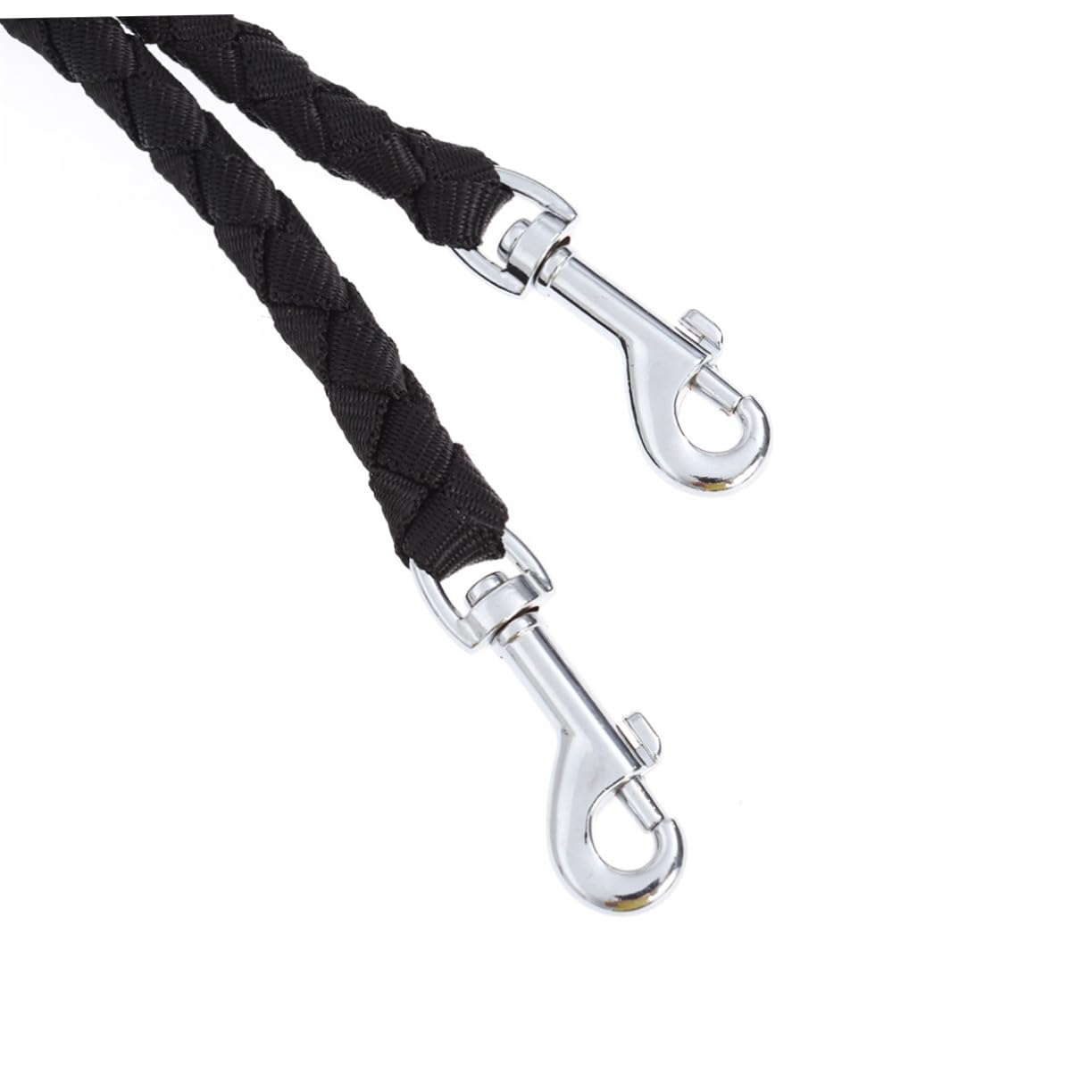 POPETPOP Dual Dog Leash No Handle Durable Dual Dog for Small to Medium Dogs Comfortable Grip Heavy Pulling Capacity for Walking Training and Outdoor Activities Black