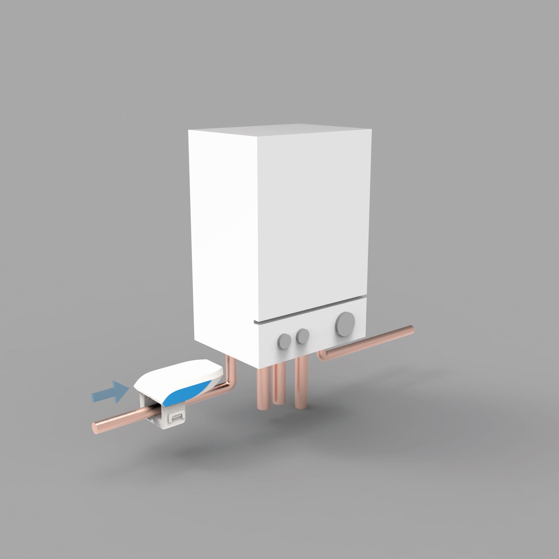 HydroFLOW Pearl - Sistema Trattamento Acqua Tecnologia Hydropath Ecofriendly - Protezione Anticalcare e Antibatterica - Design Moderno - Facile Installazione - Garanzia 3 Anni - Efficienza Energetica