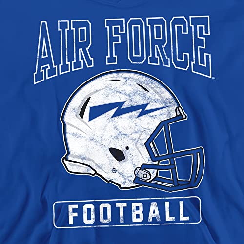 LOGOVISION-US-Air-Force-Academy-Official-Football-Helmet-Unisex-Youth-Pull-Over-HoodieRoyal-Blue-Large