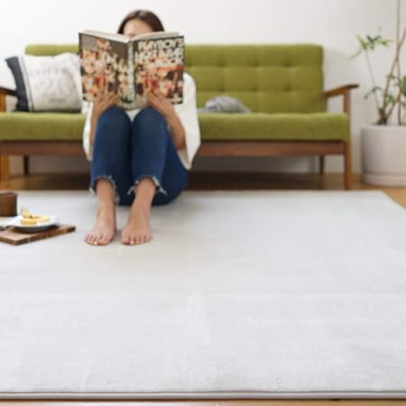 Amazon カーペット ラグ 洗える 高反発 ラグマット 190 240cm 3畳 滑り止め Lサイズ 北欧 おしゃれ 遮音性 厚手 フランネル 赤ちゃん 防音性 オールシーズン ラテシルバー ラグ カーペット オンライン通販
