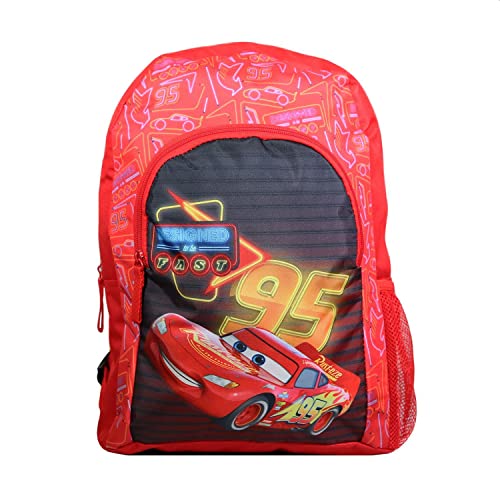 Bagtrotter Mochila 37 cm con Bolsillo Disney Cars Rojo Cover