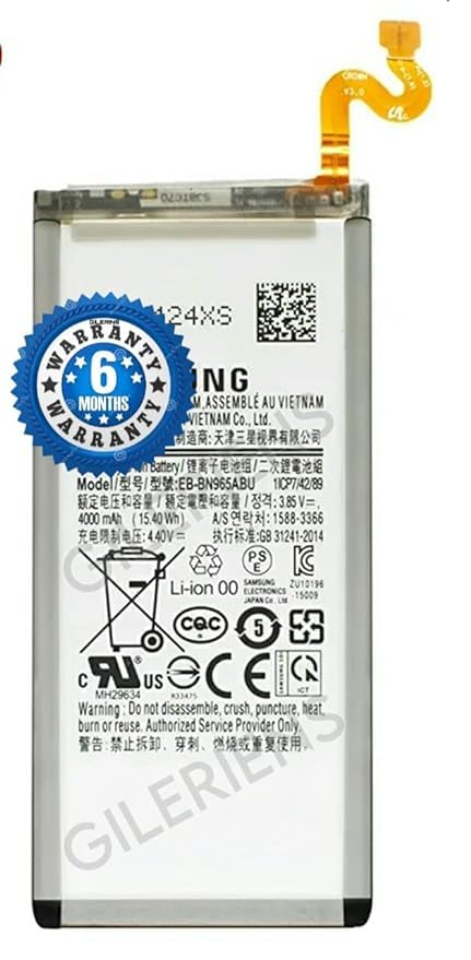 Image of Original EB-BN965ABU Battery for Samsung Galaxy Note 9 SM-N960F, SM-N9600, SM-N960F, SM-N960U, SM-N960U1 Battery with 6 Month warrenty** (HH82)