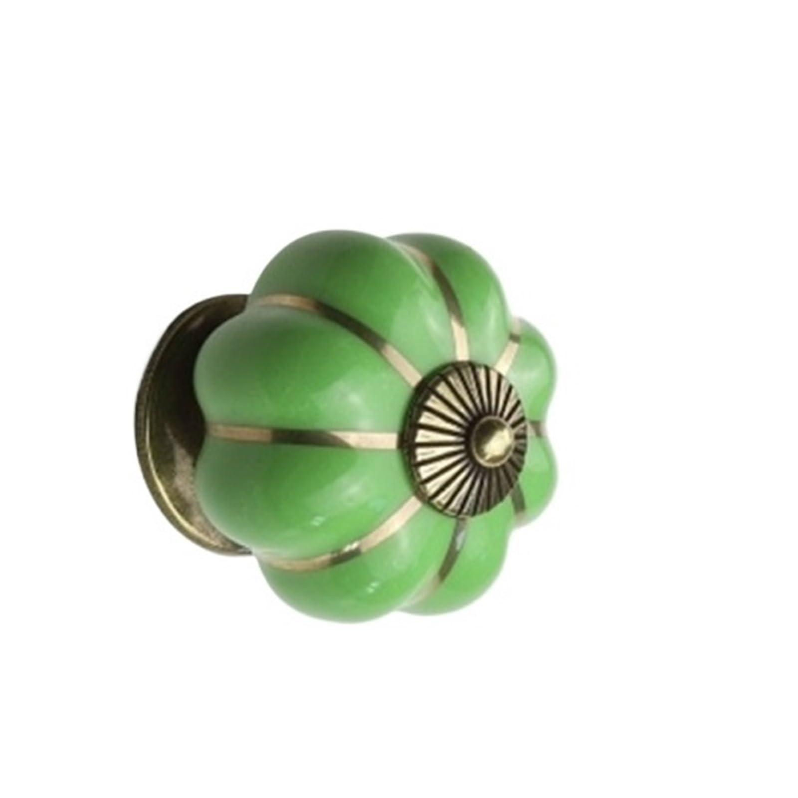 GNYVZXPLQ Ceramic Handle Drawer Knobs, 37mm Ceramic Drawer Knobs Multicolor 6pcs(Green)