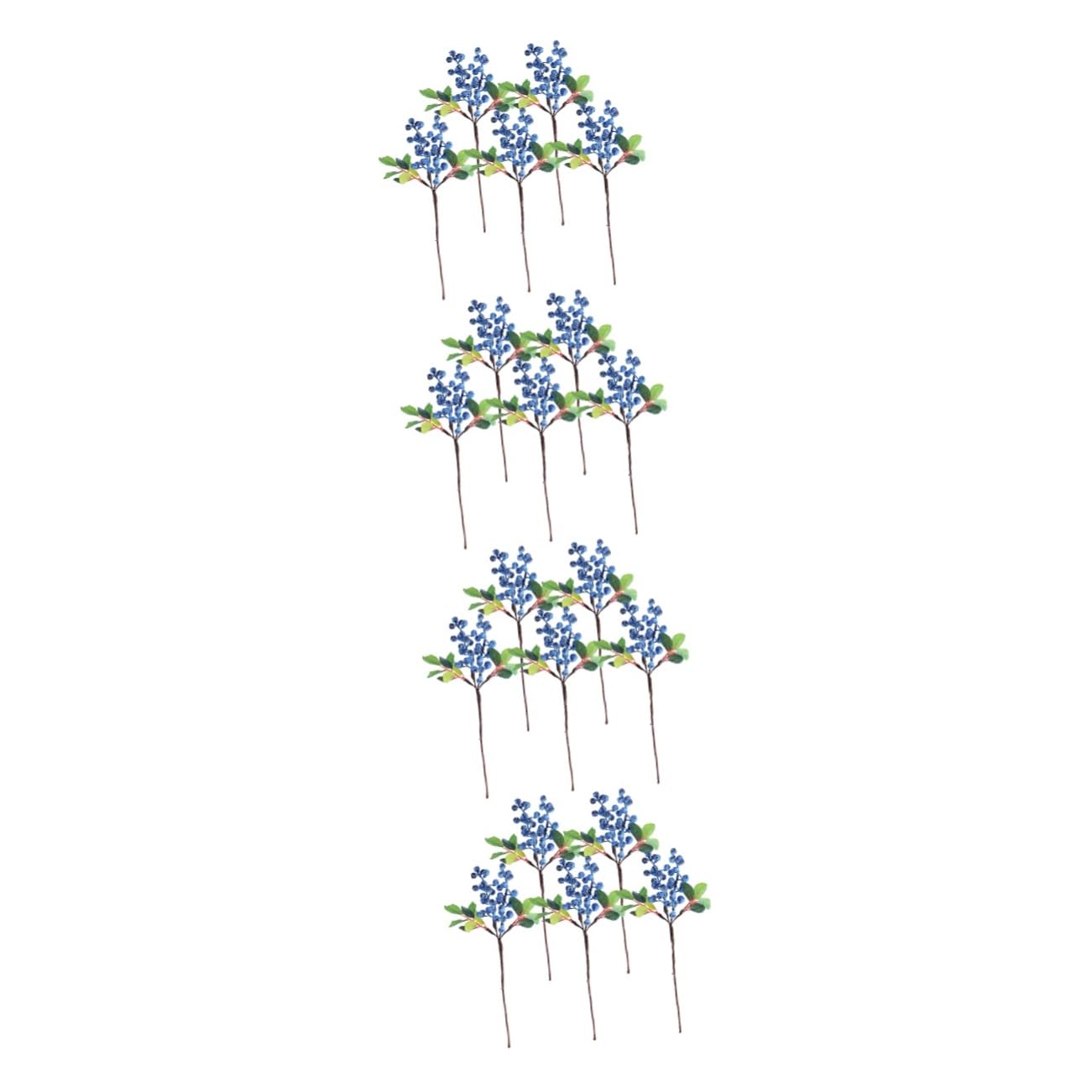 Abaodam 20pezzi Bacche Natalizie Artificiali Rami Di Bacche Di Agrifoglio Per Decorazioni Di Natale e Matrimoni Per Creazioni Festive e Ambienti Accoglienti