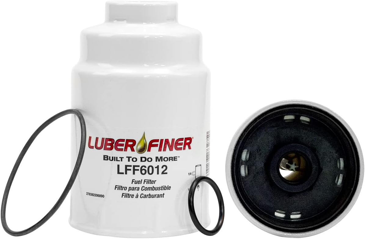 Chevrolet/GMC Pickup 6.6L Turbo Diesel (2001-16) LFF6012 Heavy Duty Fuel Filter with Seals, replaces AC TP3018, GM 98081884, by Luber-Finer : Automotive