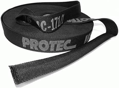Tompkins Industries 039-NHS125 Protec Nylon Hose Sleeve, 1.25" Inside Diameter, 300' Length, Black