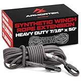 Armortek Extreme Synthetic Rope Winch Heavy Duty Tow Rope, 7/16