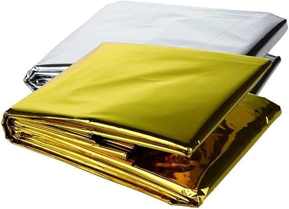 Çift Taraflı Gold Acil Durum Battaniyesi, Soğuk ve Sıcak Tutan