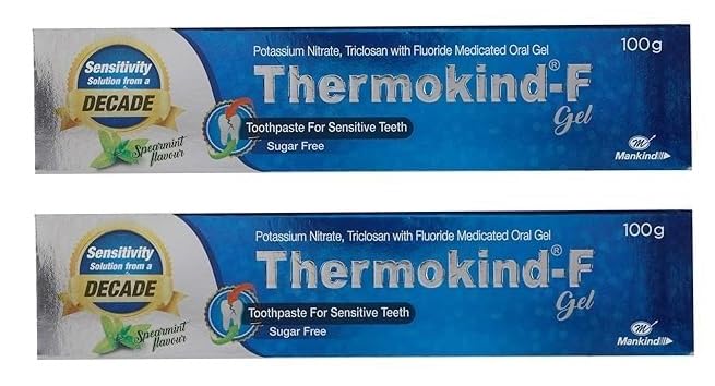 Thermokind-F Gel Oral Care Toothpaste - 100 gm, Pack Of 2 (B0D9BMX9YP) Amazon Price History, Amazon Price Tracker