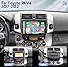 Car Radio Stereo for Toyota RAV4 2007-2012 : 8 Core 4+32G 9 Inch Touch Screen with Wireless Carplay Android Auto Bluetooth GPS FM RDS SWC Backup Camera