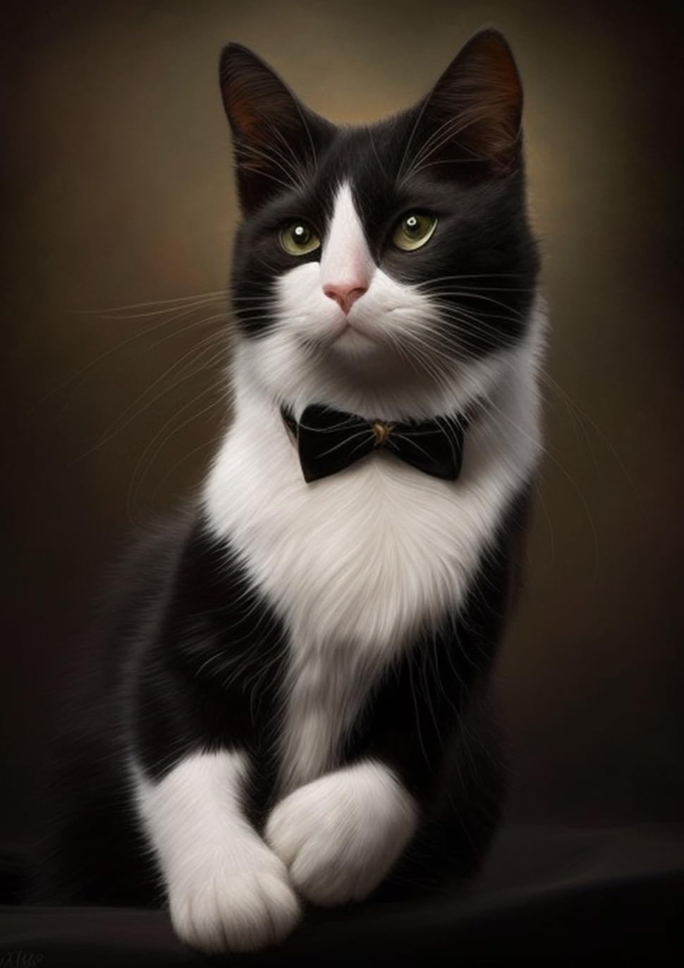 Jigsaw Puzzle 1000 Pieces Puzzle for Adults, Beautiful Tuxedo Cat Minimalist Style Puzzle Puzzle Game, Puzzle Toys Wonderful Puzzle Gifts and Birthday Gift 20 * 28.8 inch