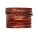 Glory Qin Distressed Brown Color Soft Round Genuine Jewelry Leather Cord Leather Rope (2mm 20 Yards)