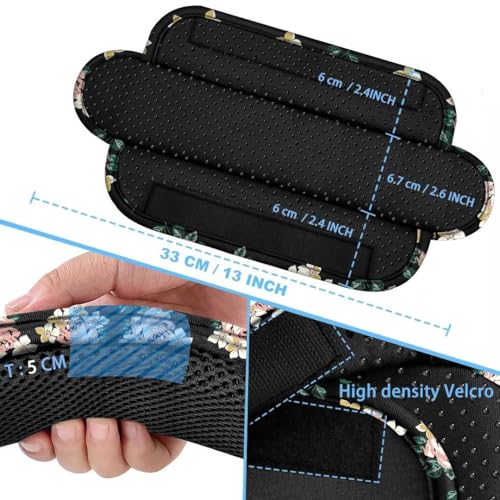 Image of ZINZ 2-Pack Universal Shoulder Pad with Ultra Thick Cushion for Bag Luggage Bag Crossbody, Plus Long & Anti-Slip & Breathable,Dark Rose