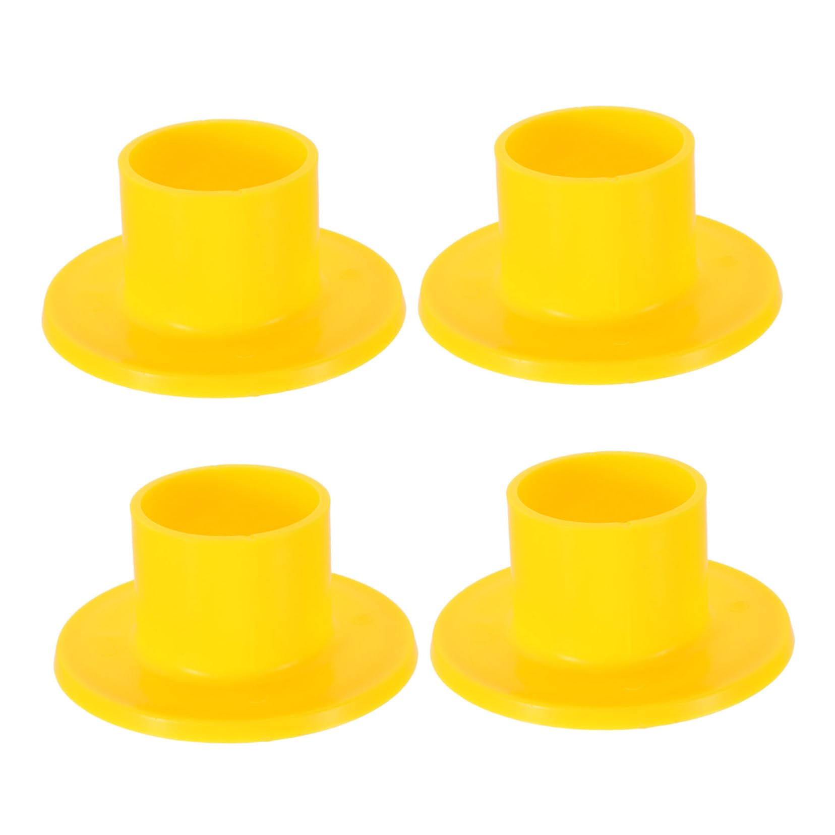 Gogogmee 4pcs Playground Foot Covers Plastic Base Holder Steel Foot Plate for Playgrounds