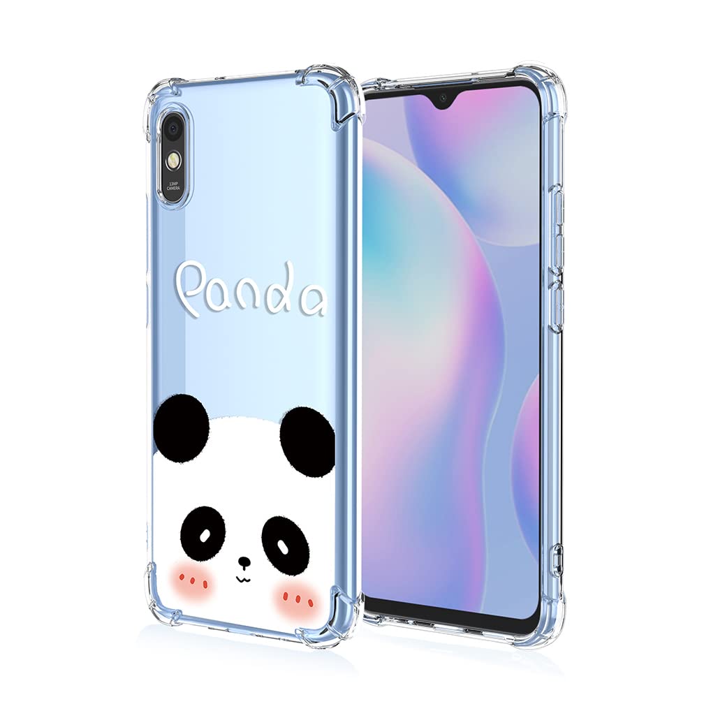 Cover Per Xiaomi Redmi 9AT / 9A | Custodia Sottile In TPU Trasparente Con Motivo Fiori Di Ciliegio, Antiurto - 3