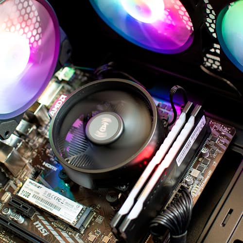 Image of NSX GAMING Raptor Desktop (AMD Ryzen 7 5700G 4.6GHz NVIDIA, 16GB 2 * 8 GB DDR4 3600, 512Gb M2 NVME SSD, RGB Fans, W11, WiFi Ready, Mouse and Keyboard)