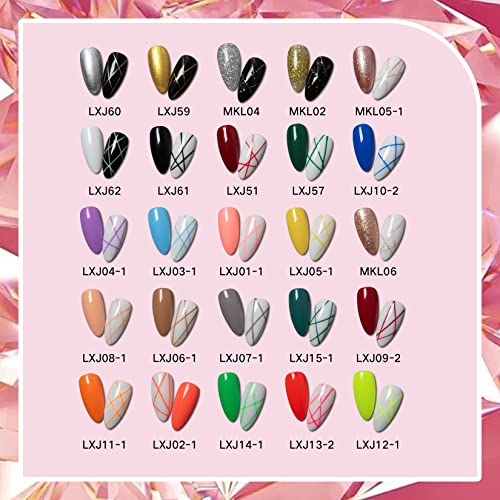 Kit 2 esmaltes gel negro y blanco con pincel para uñas miniatura 6