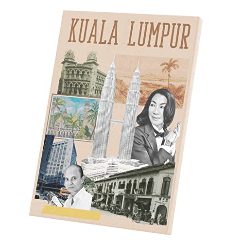 Affiche poster Kuala Lumpur - Souvenir de Malaisie en tableau décoratif