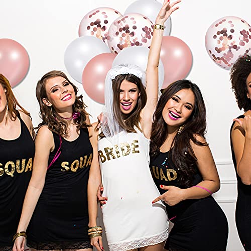 16Pcs Hen Party Decoration Set, Bride To Be Letter Banner, Triangular Banner, 14 Latex Balloons for Bridal Shower Wedding - Image 4