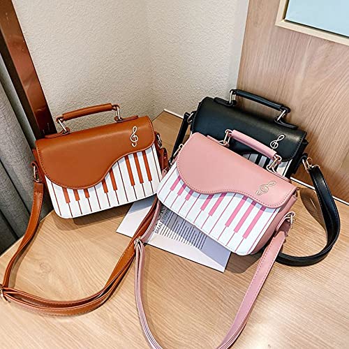 Bolso bandolera mini para mujer con diseño de nota musical miniatura 6
