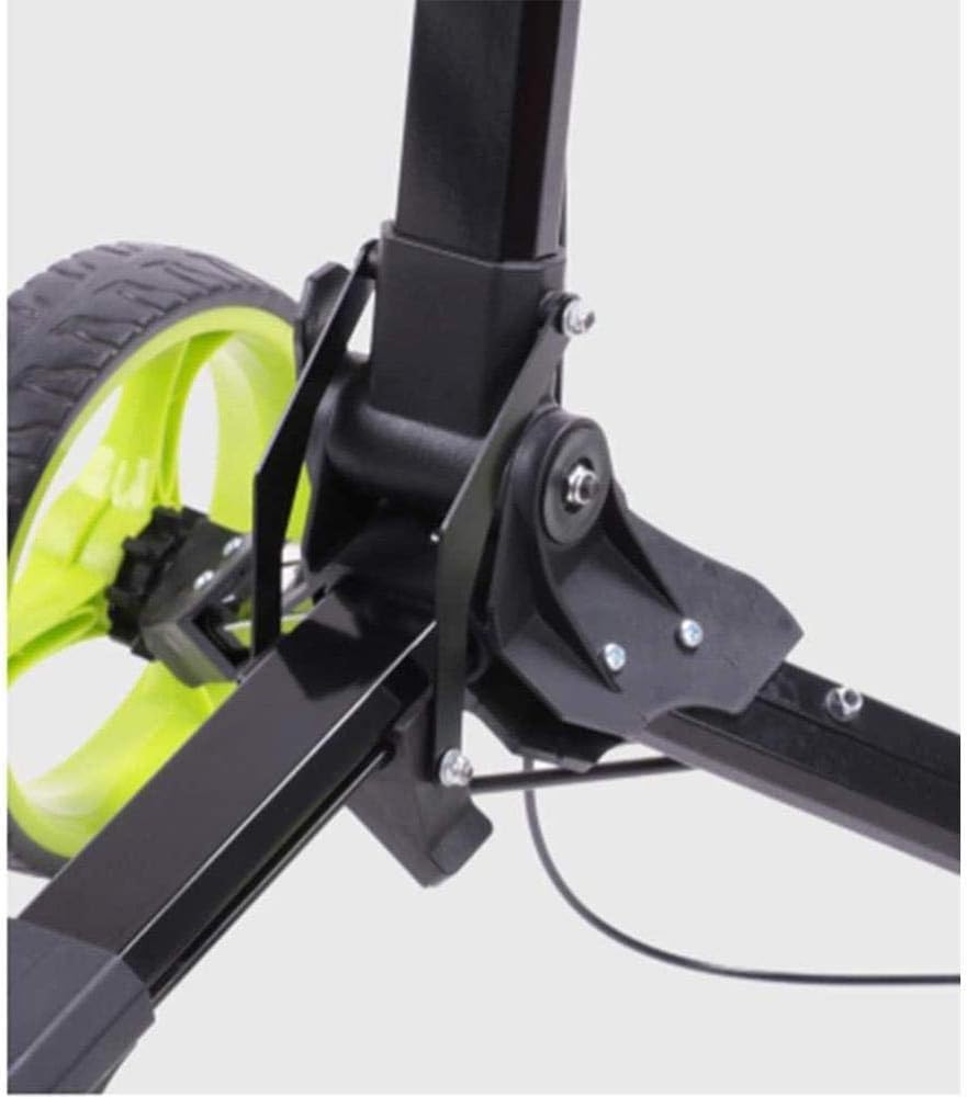 Carrello da Golf con segnapunti, Carrello da Golf Pieghevole con Telaio in Alluminio, Un Secondo for Aprire e chiudere for i Golfisti Junior Caddy da Golf