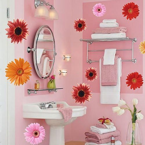 Wall Deco Sticker GERBERA FLOWER 215CP008 Wall Decor Stickers