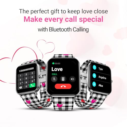 Image of Fire-Boltt Ninja Call Pro Plus Checkmate Smart Watch 1.83 inch with Bluetooth Calling, AI Voice Assistance, 100 Sports Modes IP67 Rating, 240 * 280 Pixel High Resolution (Black Valentine)