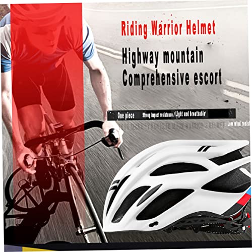 Casco de bicicleta de montaña blanco transpirable para hombre y mujer 2