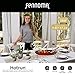 Fennoma Hotrun 2 in 1 Heat Resistant Trivet & Table Runner, 47 Inches Long Trivet for Hot Pots and Pans, Handles Heat Up to 356F, Anti Slip, Waterproof, Ideal for Countertops (Wood & Lace)