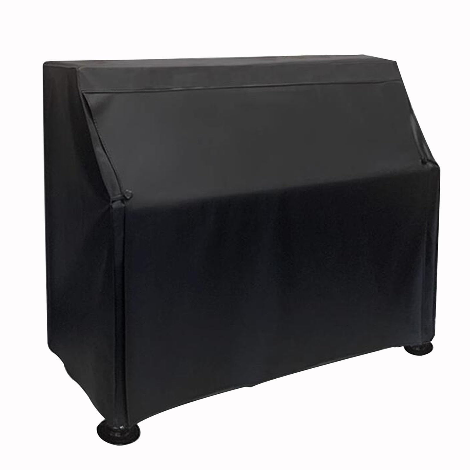 Copertura antipolvere per pianoforte in pelle, impermeabile e antipolvere, copertura completa per pianoforti verticali, fodera spessa a doppio strato, adatta per pianoforte verticale Unil (B, 155 x 35
