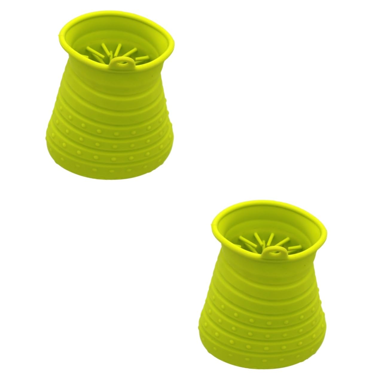 Sosoport 2stücke All Silicone Fußwaschmassager Für Haustiere Dual Purpose Pfotenreinigungswerkzeug Mit Massagefunktion Grün Für Pflege Von Hundepfoten Und Entspannende Fußbäder