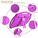 Adocham Kids Case for iPad 9th/8th/7th Generation(10.2 inch),Lightweight Silicone Kids iPad 10.2 Case 2021/2020/2019(Purple)