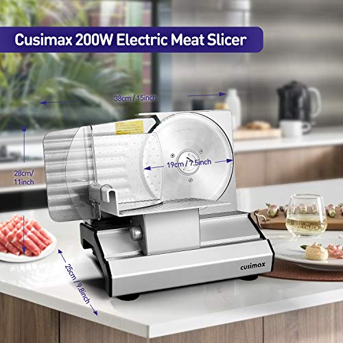 Reviews for CUSIMAX Meat Slicer, Electric Deli Food Slicer