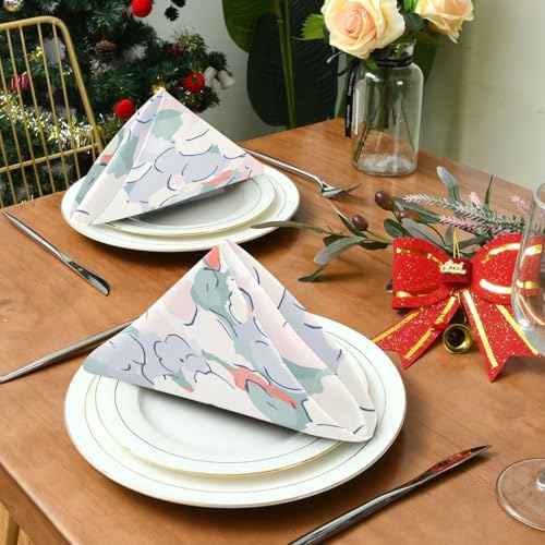 Set de 6 Servilletas de Tela Decorativas Wildflowers 20x20in miniatura 4
