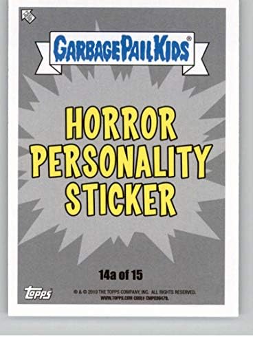 2019 Garbage Pail Kids Revenge of Oh, The Horror-ible Horror Personality Stickers #14B SPECIAL EFFECTS SAVINI Trading Card image 4