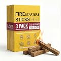 Avger Natural Fire Starter for Campfires: Quick Start Fire Starters Sticks for Grills Outdoor BBQ Firepit Indoor Fireplaces & Wood Stove - Odorless Charcoal Firestarter Cubes 45 Count