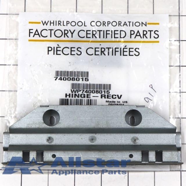 WP74008015 Range Hinge Receptacle